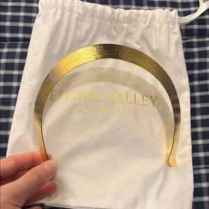 Epona Valley Wide Spun Crown/Headband, Gold